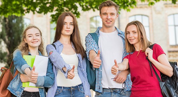 International students at German university